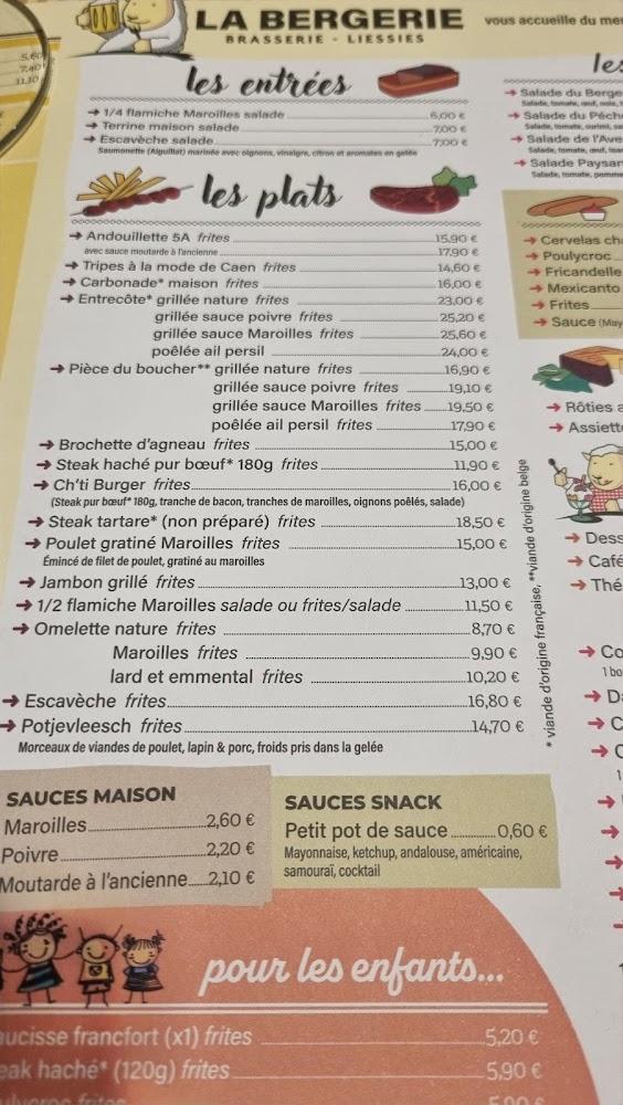 La Bergerie - Menu Image 4